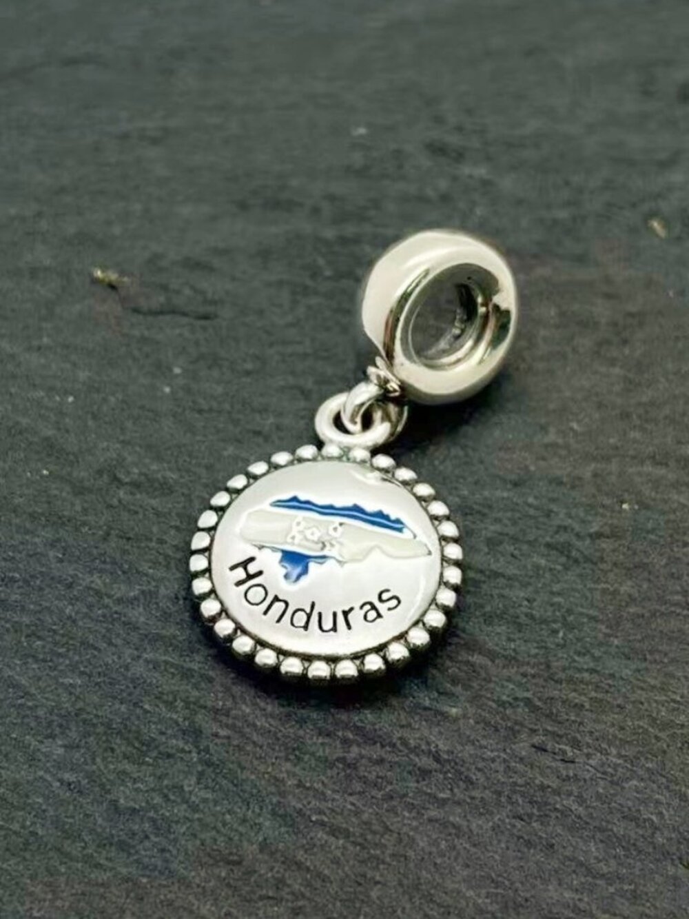 Pandora Honduras map Exclusive Charm Sterling Silver Dangle Charm Jewelry